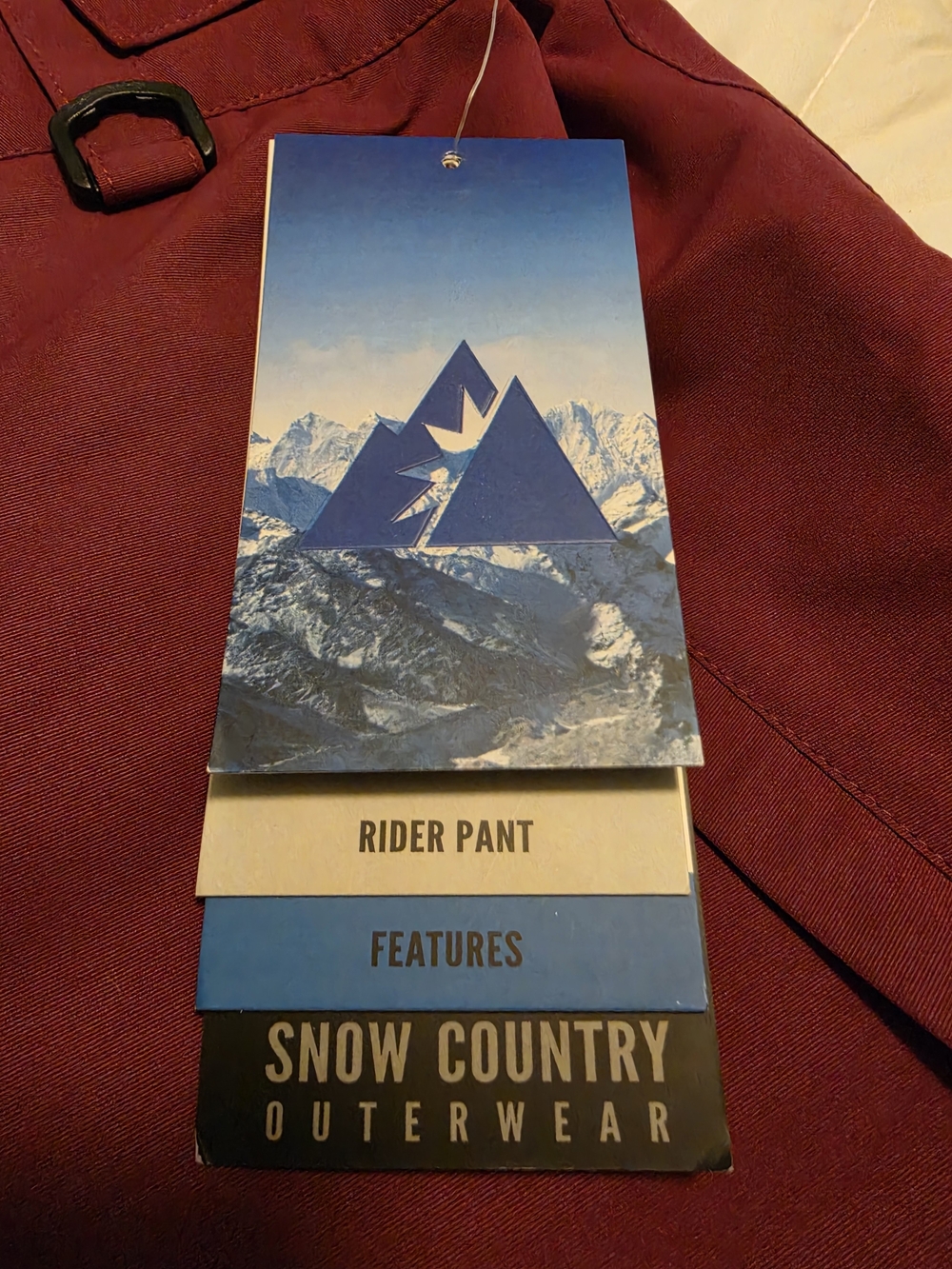 Snow Country Rider Ski Snow Pants Women's 3X Wine Waterproof NWT